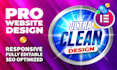 do modern, responsive wordpress website design  world level