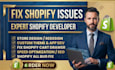 be shopify expert liquid developer bug fix and shopify custom coding developer