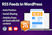 import RSS feeds to your wordpress website