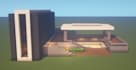 minecraft quartz modern house