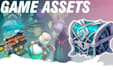 draw high quality 2d game assets, objects, props