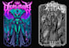 draw dark art illustration for graphic t shirt design