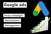 create and manage  your google ads campaign