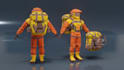 model a low poly 3d character with rig