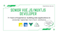 be your vue 3 developer build vue js nuxt js web app