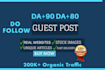 publish 25 da 90 dofollow guest post google approved sites