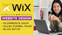 design professional and attractive wix website