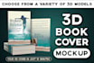 design a professional 3d ebook cover mockup