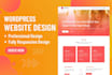 create a wordpress website