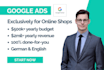 be your certified google ads partner for online shops