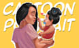 do a cartoon portrait of you, perfect gift