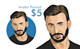 draw an avatar cartoon portrait from your photo
