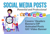 create professional social media posts