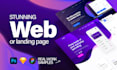 design and develop a webflow website