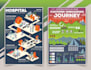 create a creative infographic design, roadmap and flowcharts