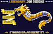 design 5 custom modern logo concepts with vector files