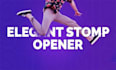 do amazing new stomp promo video for your brand identity