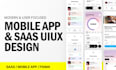 do mobile app web app UI UX design in figma