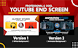 make animated youtube end screen, end card or outro