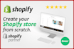 create a shopify dropshipping store