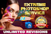 do photoshop editing, photo retouching and product editing