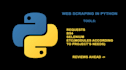 develop custom python web scraping scripts and bots