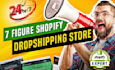 create shopify dropshipping store, build shopify website design, redesign