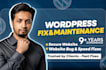 provide wordpress website maintenance, support, and fix all your issues