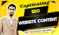 be website content writer for sales page or landing page
