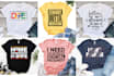 do trendy typography t shirt design and graphic t shirt