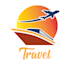do an attractive travel logo holiday