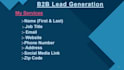 do  lead generation and data collection the same as you wish