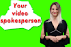 create HD spokesperson video