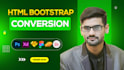 do psd to html figma to html xd to html css bootstrap responsive web