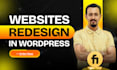 redesign, revamp, redo, and clone website with modern design