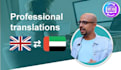 translate english to native professional arabic today