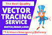 convert image to vector trace or recreate vector logo image