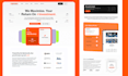 design a modern framer website landing page, figma to framer
