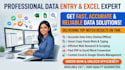 do web research and  data entry