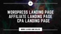 create amazon, affiliate landing page from wordpress