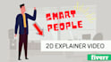 create animated explainer video or promotional video ads