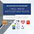 write articles for your blog