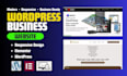 create a professional wordpress business website