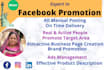 do facebook promotion and manage your business page
