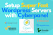 setup super fast server for wordpress with a control panel