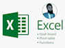 design business excel dashboard, automation and pivot table