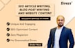 do SEO article writing and blog post writing