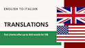 translate from english into italian