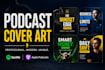 create professional podcast cover art for spotify and apple