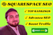 do complete squarespace seo for top ranking on google